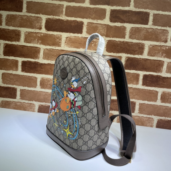 HOT SALE GUCCI Disney x Gucci Donald Duck small backpack