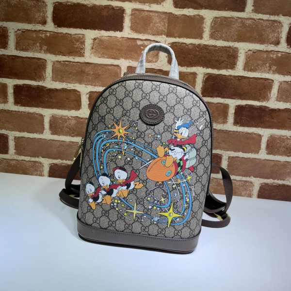 HOT SALE GUCCI Disney x Gucci Donald Duck small backpack