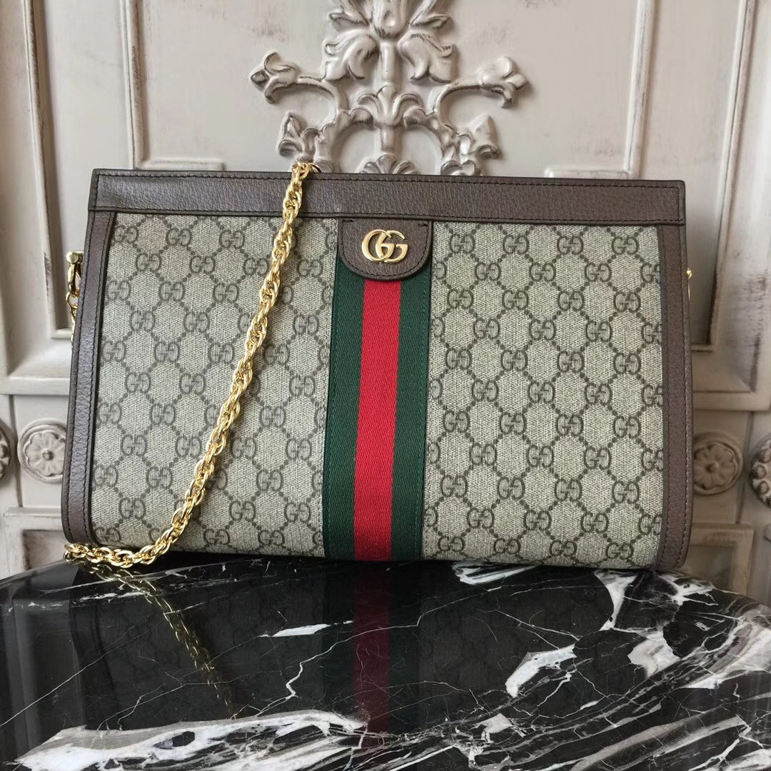 HOT SALE Gucci Ophidia GG medium shoulder bag