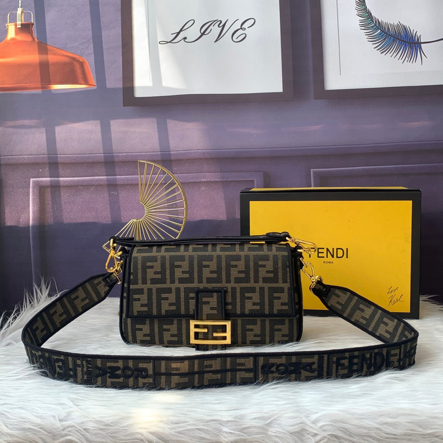 HOT SALE FENDI BAGUETTE -27-15-6cm