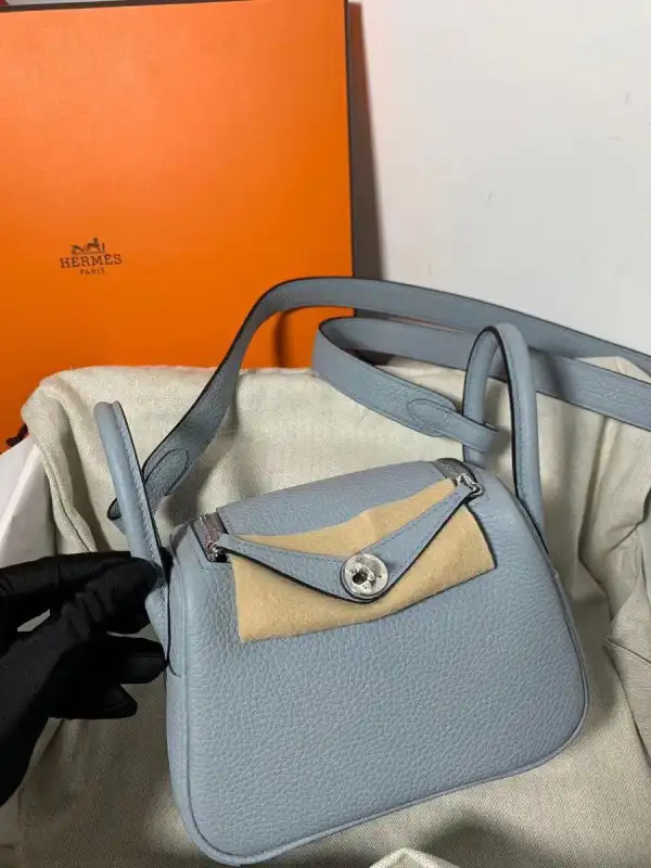 First bag ru HERMES LINDY MINI HANDMADE