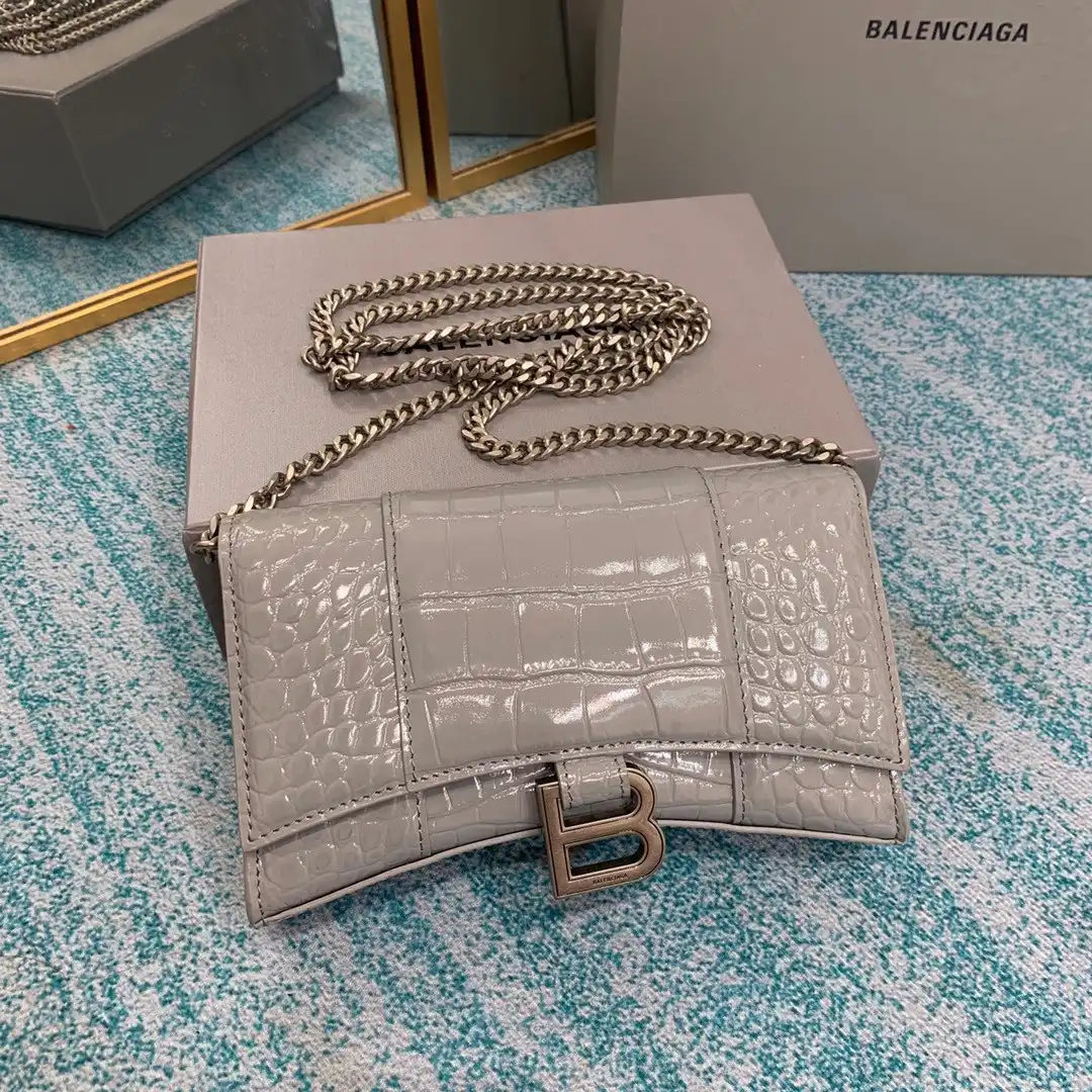 BALENCIAGA  HOURGLASS CHAIN BAG