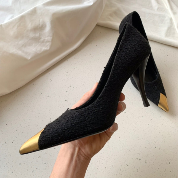 HOT SALE YSL VESPER POINTES-TOE PUMPS