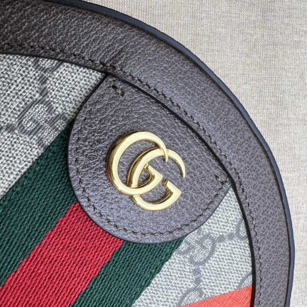 GUCCI Round shoulder bag with Double G