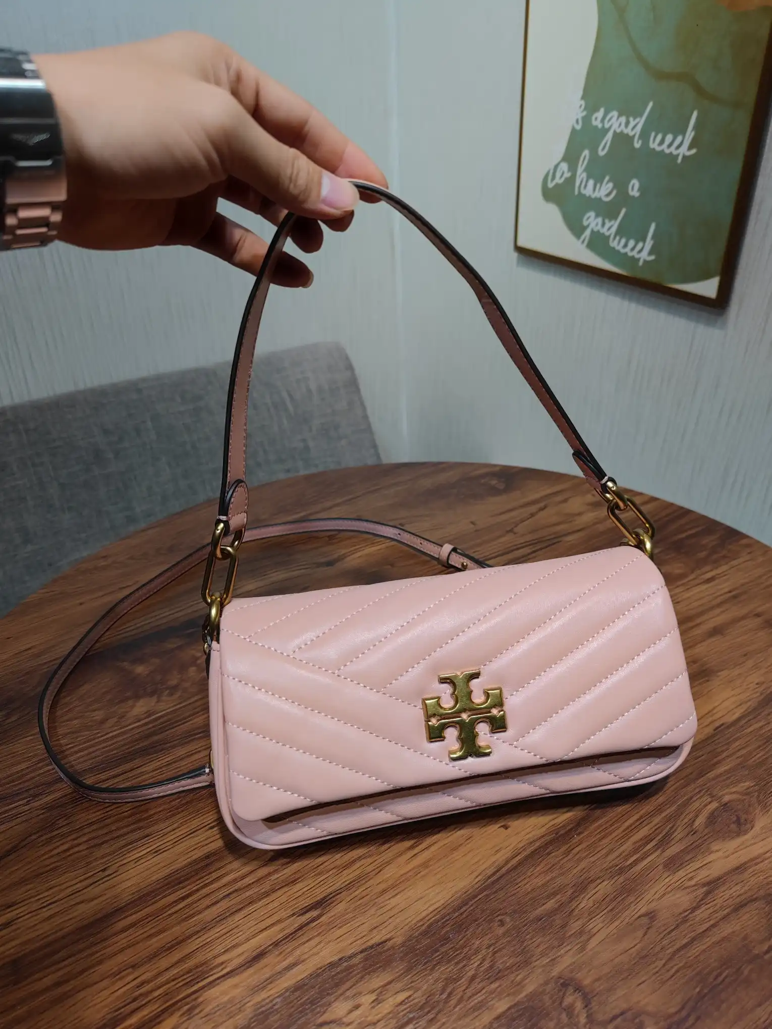 TORY BURCH SMALL KIRA CHEVRON