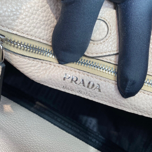 HOT SALE PRADA Leather hobo bag