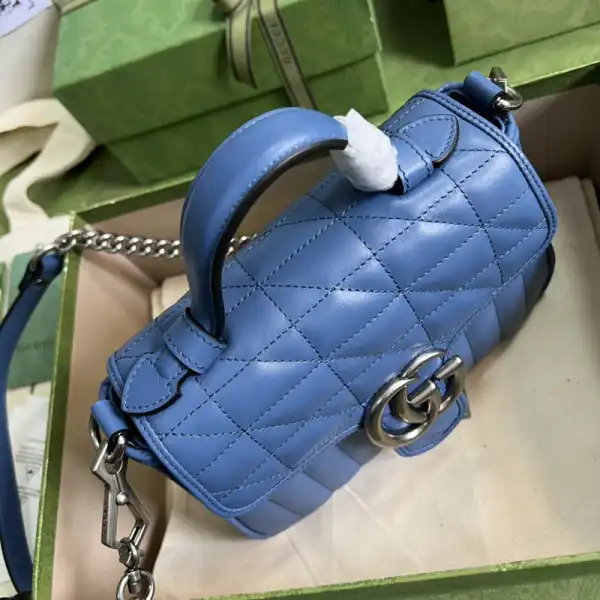 Affordable GUCCI GG Marmont Mini Top Handle Bag