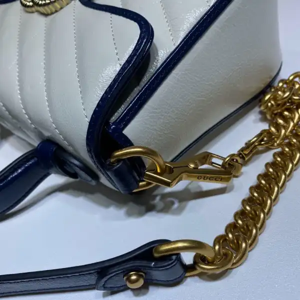 Affordable GUCCI GG Marmont Mini Top Handle Bag