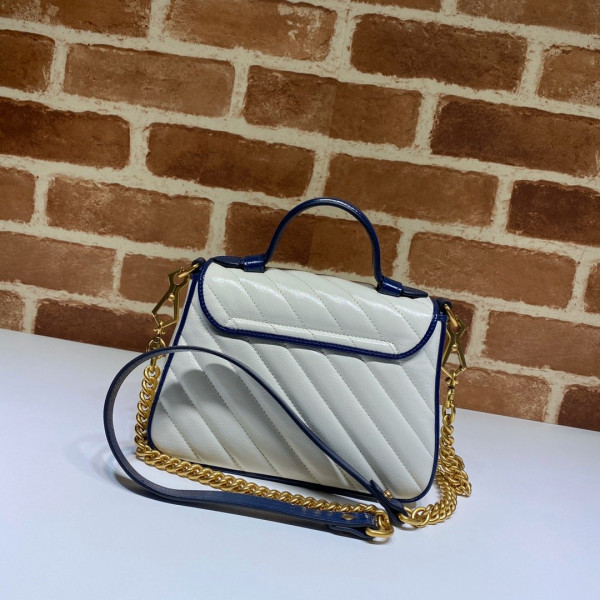 GUCCI GG Marmont Mini Top Handle Bag