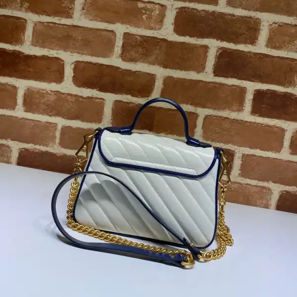 GUCCI GG Marmont Mini Top Handle Bag