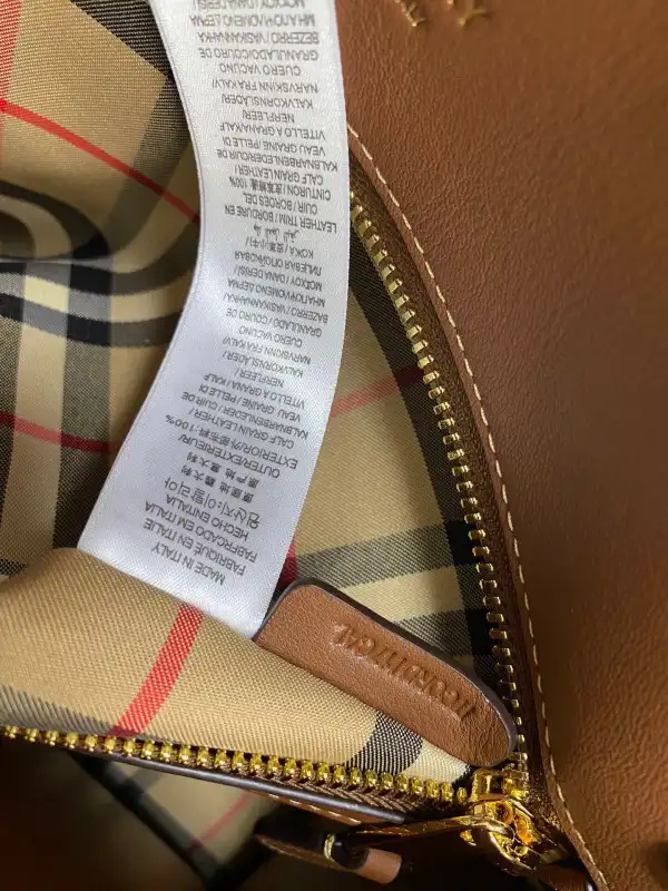 BURBERRY Small Vintage Check Two-handle Title Bag