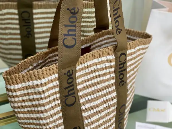 CHLOÉ large woody basket