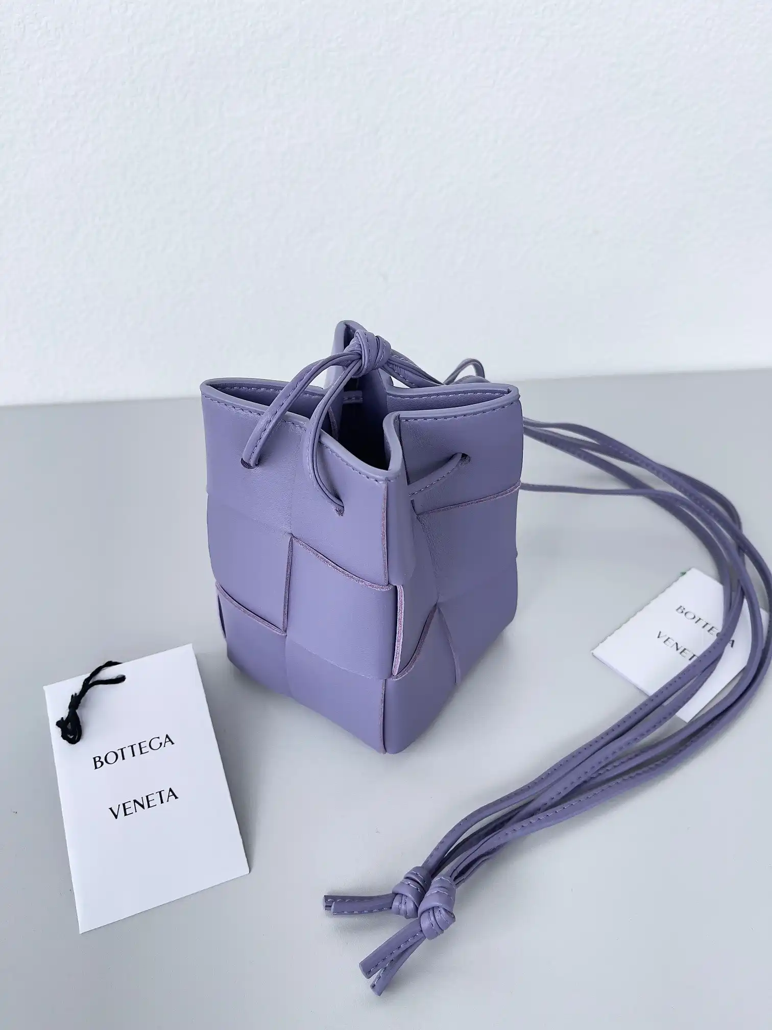 First Bag Ru BOTTEGA VENETA Mini Cassette Bucket Bag