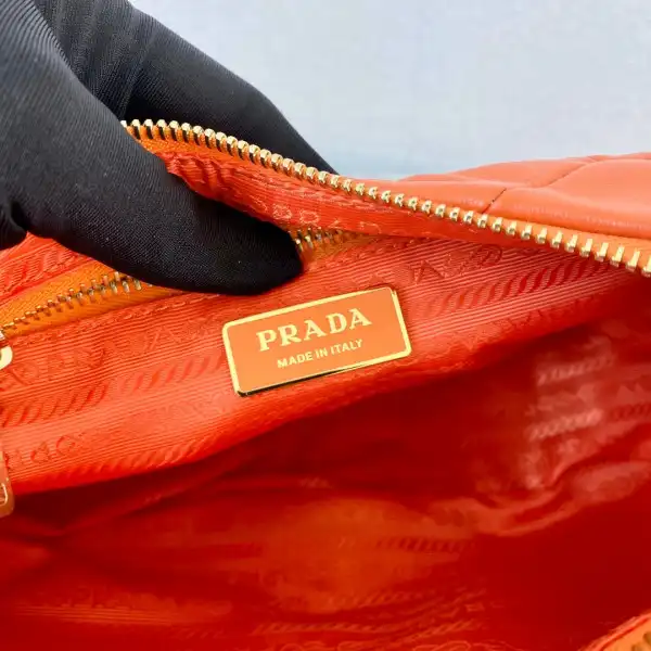 PRADA System nappa leather patchwork bag