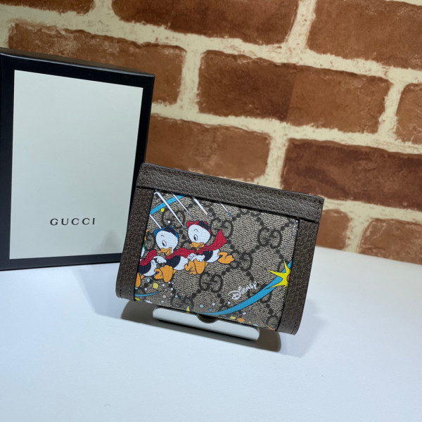 HOT SALE Disney x Gucci Donald Duck card case wallet