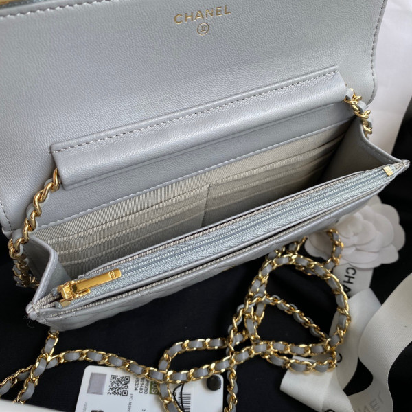 HOT SALE CL CHAIN WALLET LAMBSKIN NEW EDITION