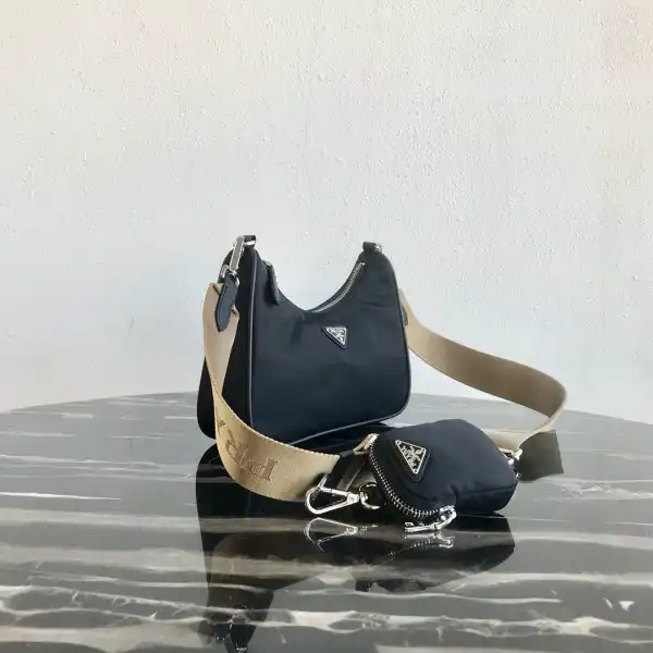 PRADA NYLON HOBO BAG