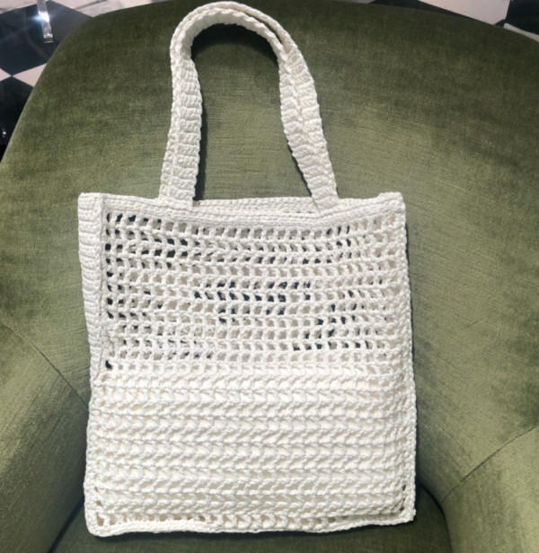 HOT SALE Prada Raffia tote bag