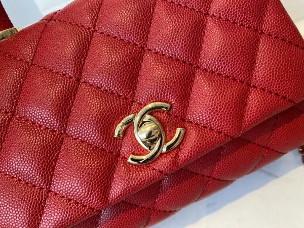 CHANEL MINI FLAP BAG WITH TOP HANDLE