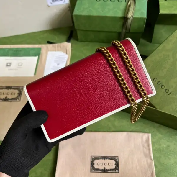 Adidas x Gucci wallet with chain