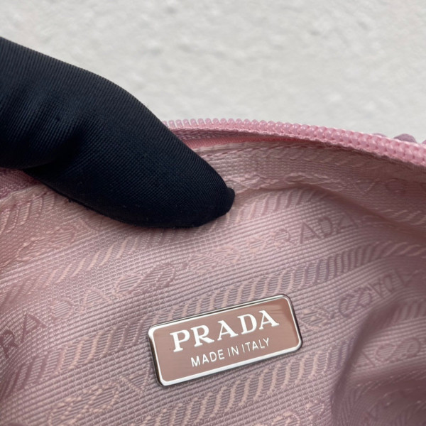 HOT SALE PRADA Satin mini-bag with artificial crystals