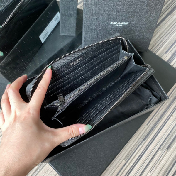 HOT SALE YSL MONOGRAM ZIPPY WALLET