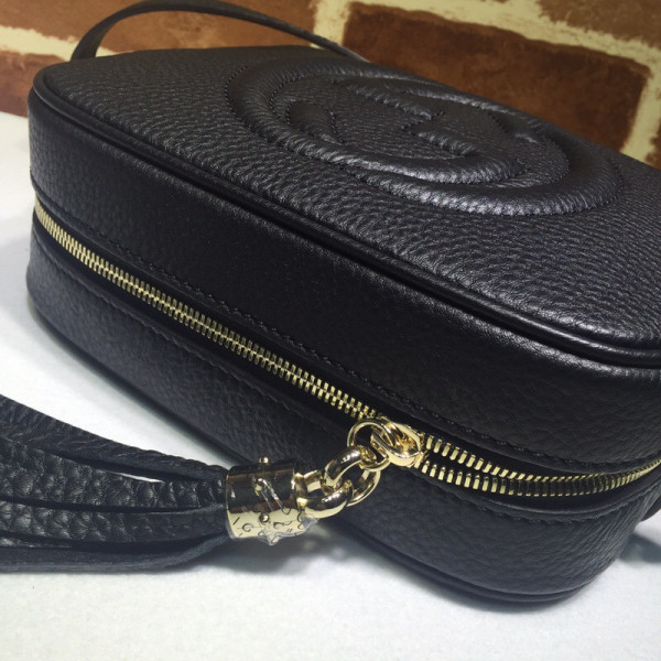 HOT SALE GUCCI Soho small leather disco bag