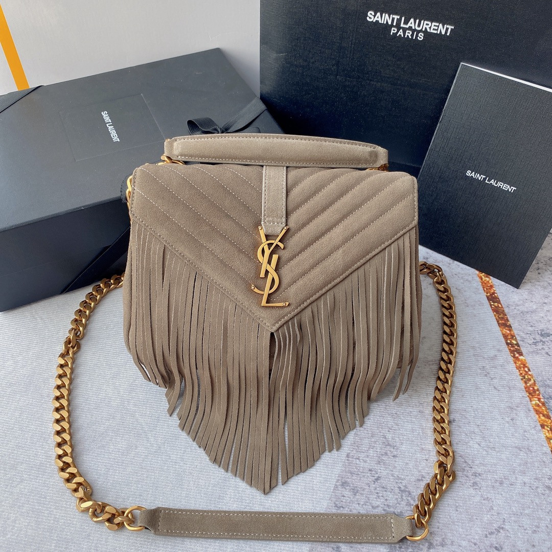 HOT SALE YSL COLLEGE MEDIUM CHAIN BAG