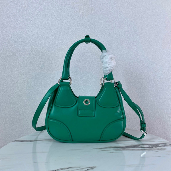 HOT SALE PRADA Moon padded nappa-leather bag