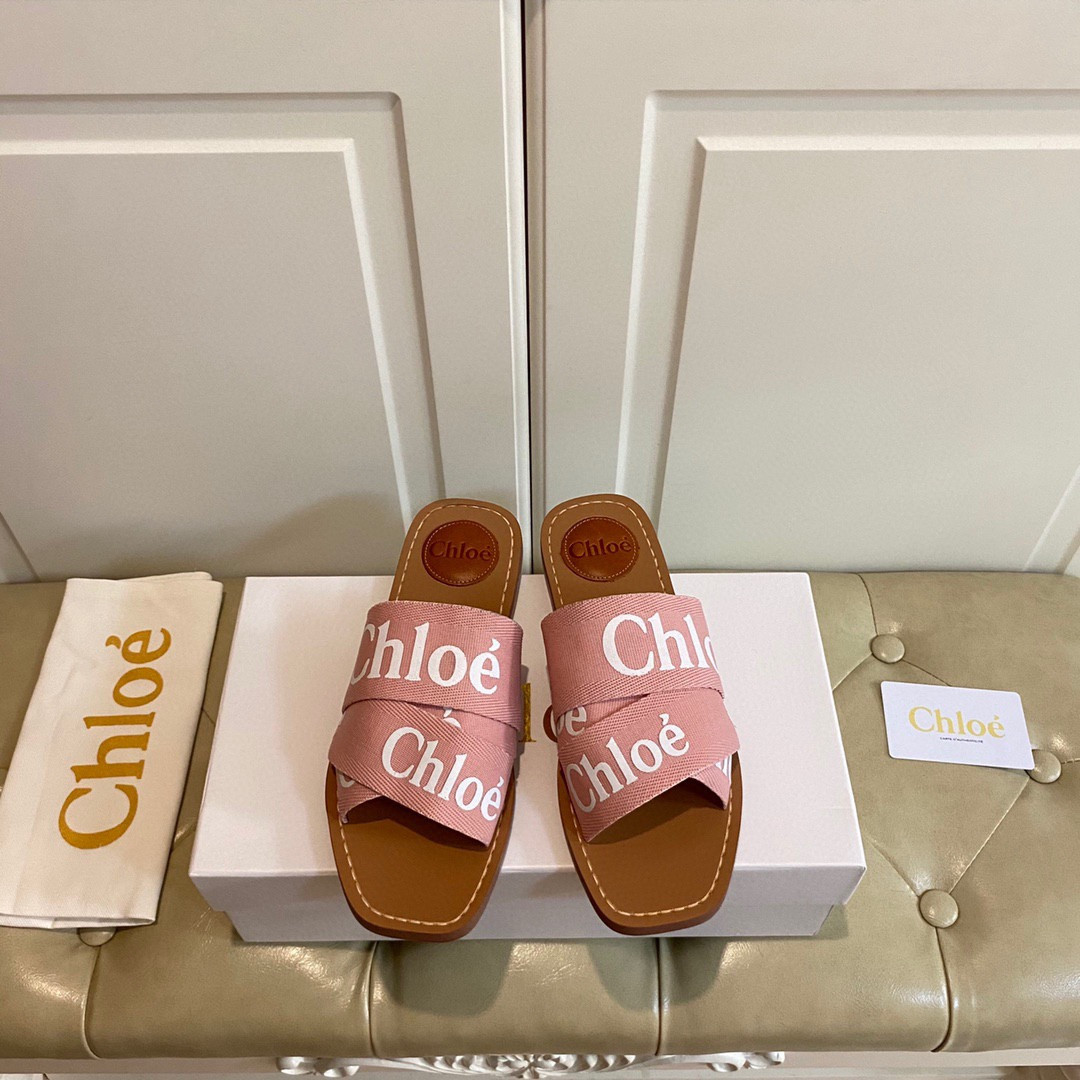 HOT SALE CHLOÉ woody flat mule