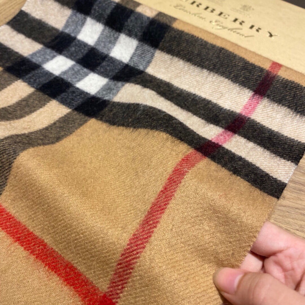 Burberry Check Cashmere Scarf