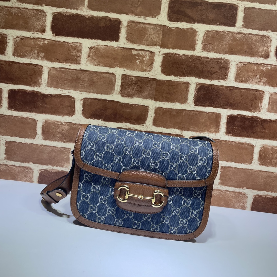 HOT SALE GUCCI Horsebit 1955 shoulder bag