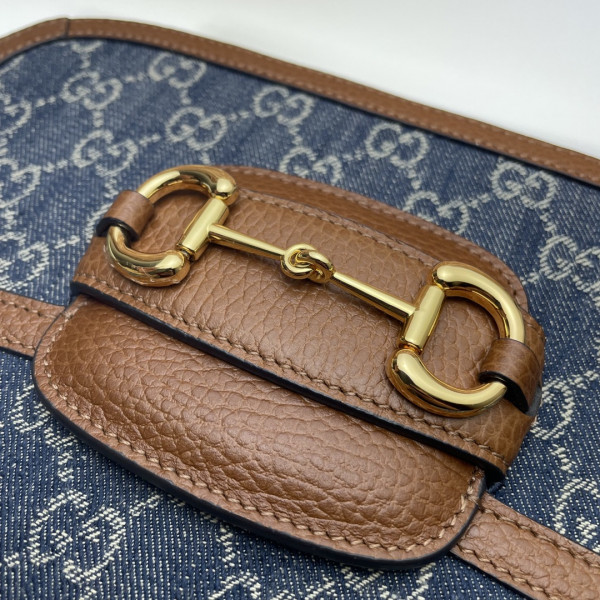 HOT SALE GUCCI Horsebit 1955 shoulder bag