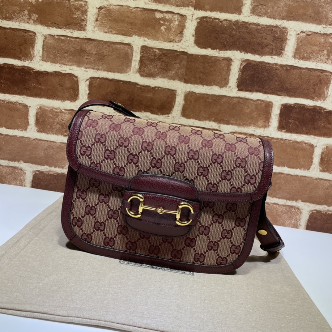 HOT SALE GUCCI Horsebit 1955 shoulder bag