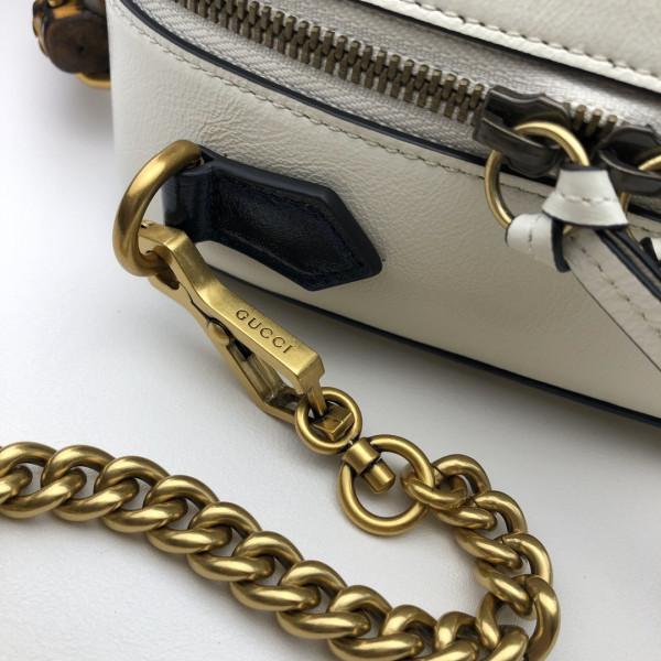 [FREE SHIPPING] GUCCI GG Marmont small shoulder bag with bamboo