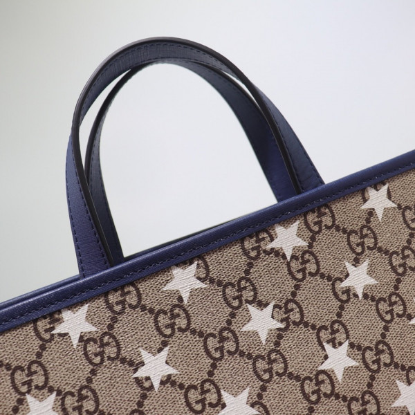 HOT SALE GUCCI Children's GG stars tote bag