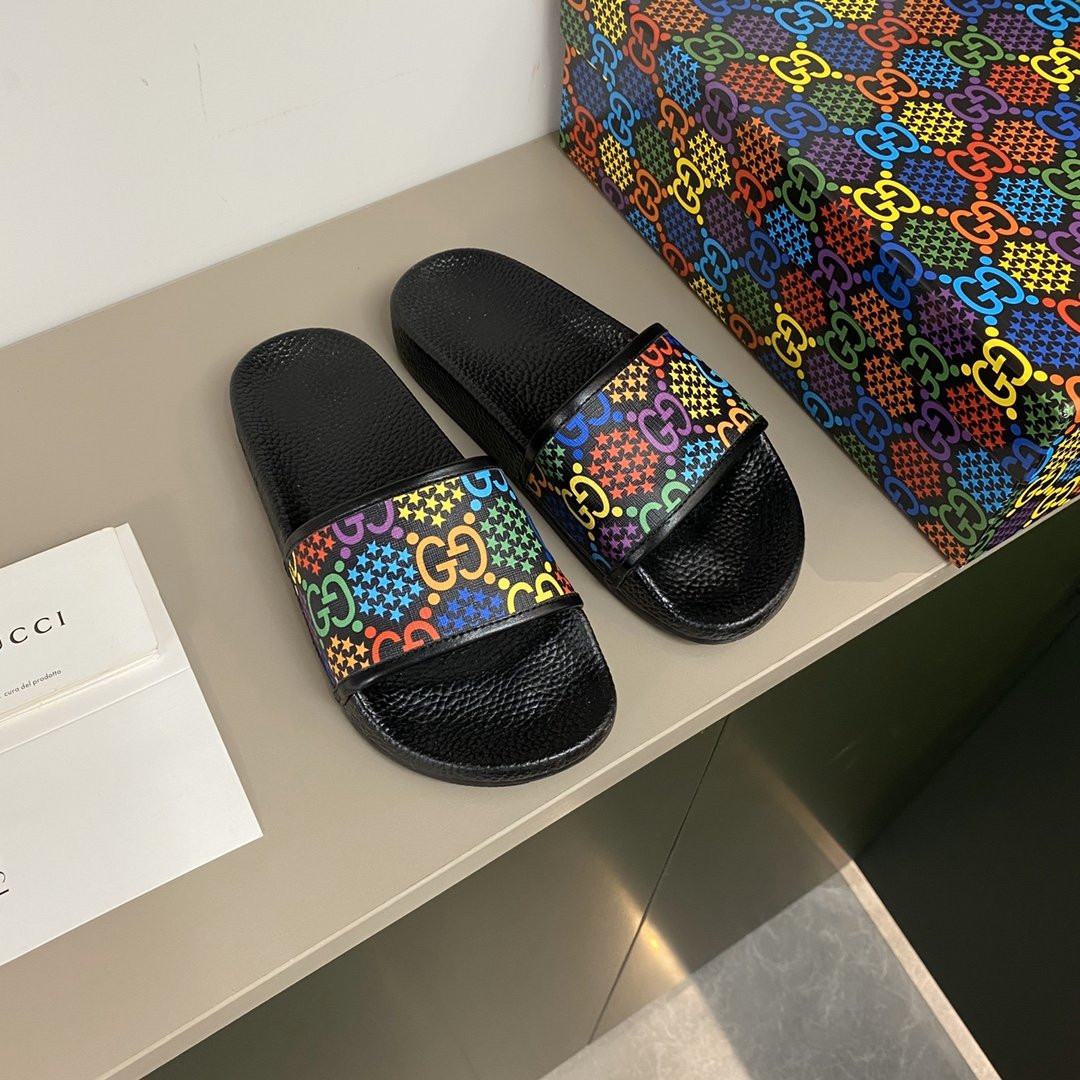 HOT SALE GUCCI GG Psychedelic slide