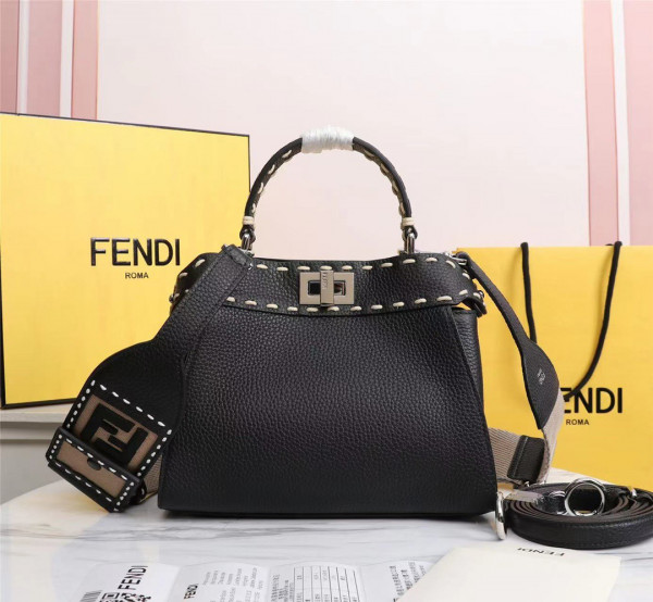 HOT SALE FENDI PEEKABOO MINI BAG-18-23-11cm