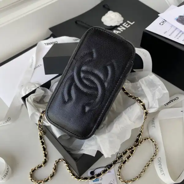 CHANEL SMALL VANITY WITH CHANELASSIC CHAIN