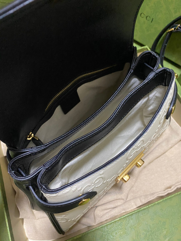 HOT SALE GUCCI Small GG top handle bag