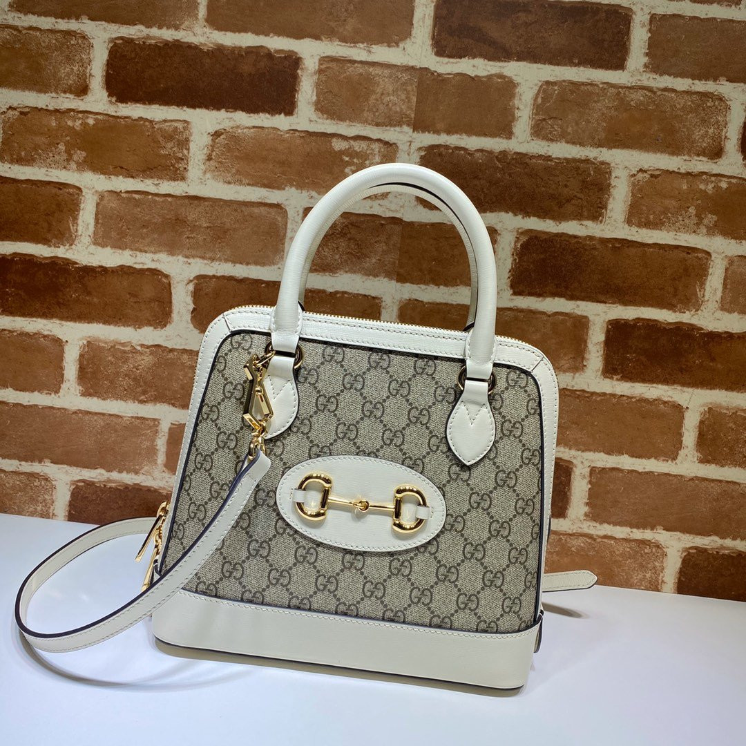 HOT SALE GUCCI 1955 Horsebit small top handle bag