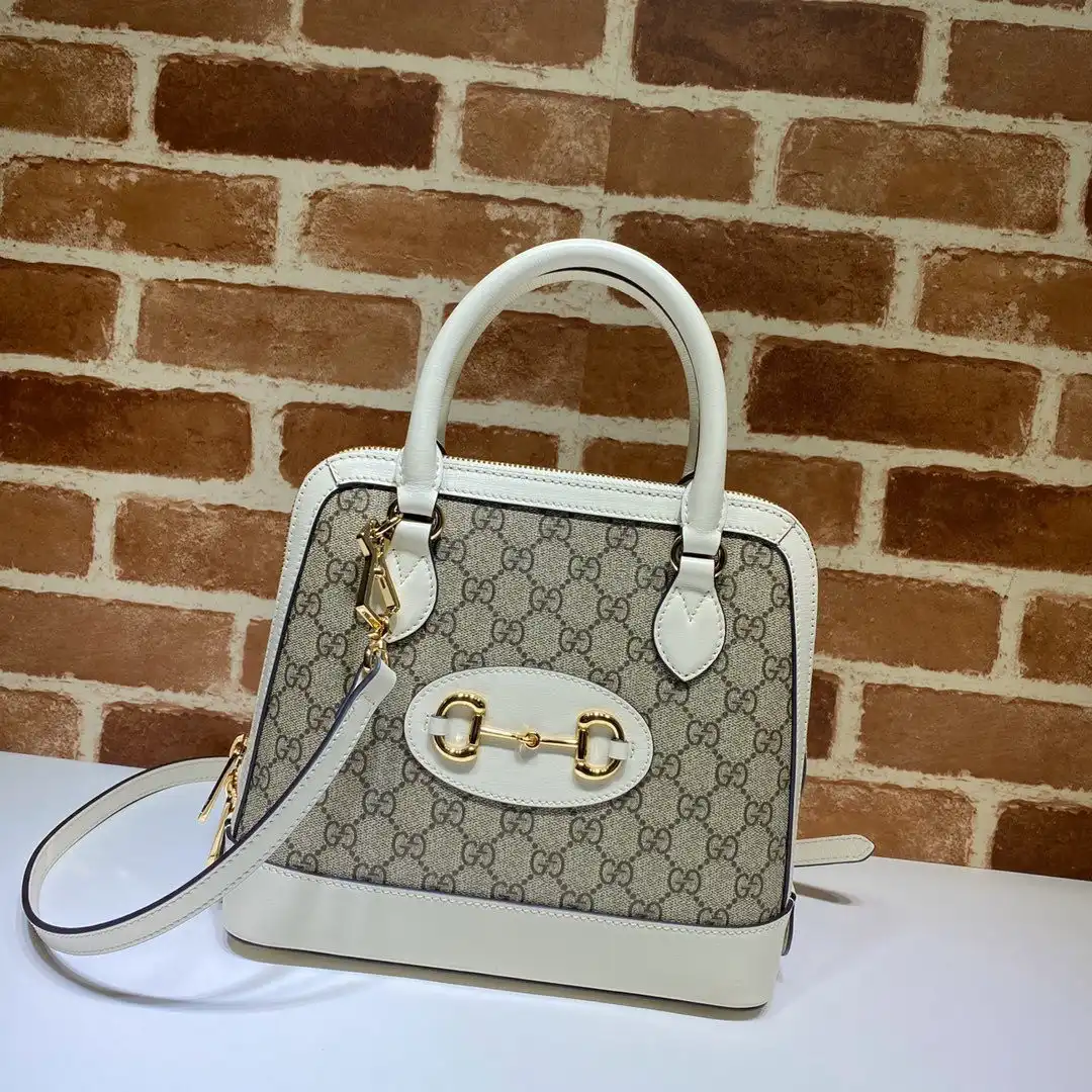 First bag ru GUCCI 1955 Horsebit small top handle bag