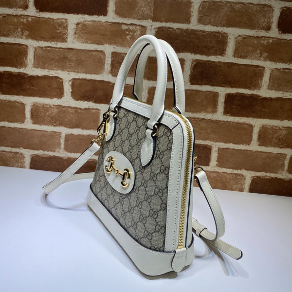 HOT SALE GUCCI 1955 Horsebit small top handle bag