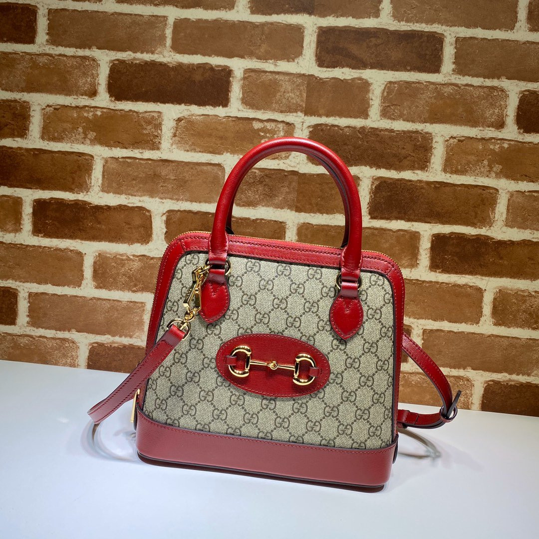 HOT SALE GUCCI 1955 Horsebit small top handle bag