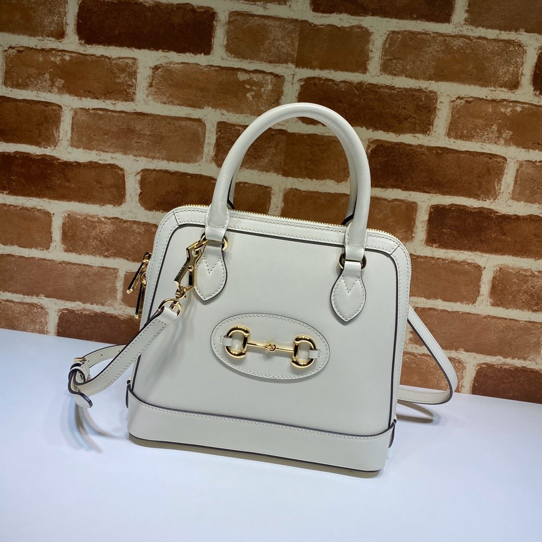 HOT SALE GUCCI 1955 Horsebit small top handle bag