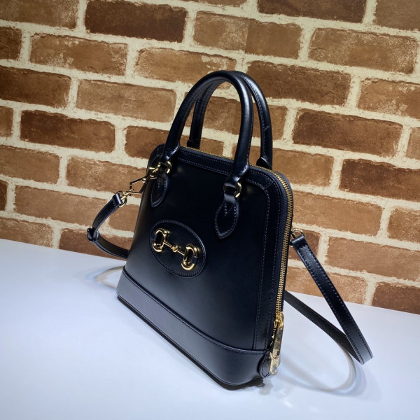 HOT SALE GUCCI 1955 Horsebit small top handle bag