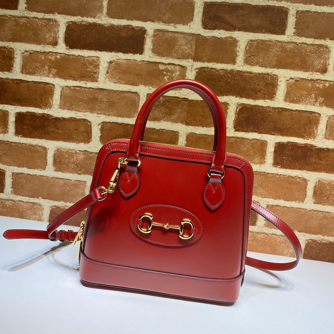 HOT SALE GUCCI 1955 Horsebit small top handle bag