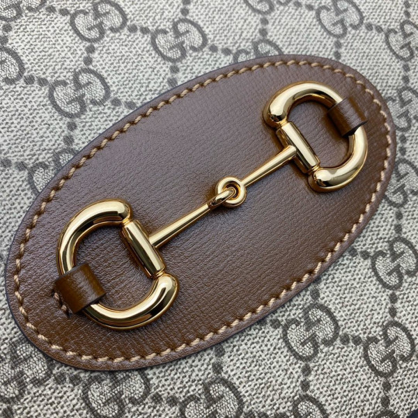 HOT SALE GUCCI 1955 Horsebit small top handle bag