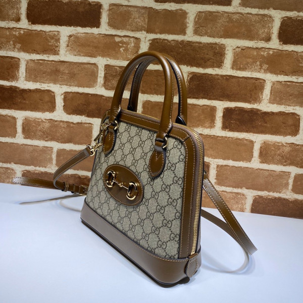 HOT SALE GUCCI 1955 Horsebit small top handle bag