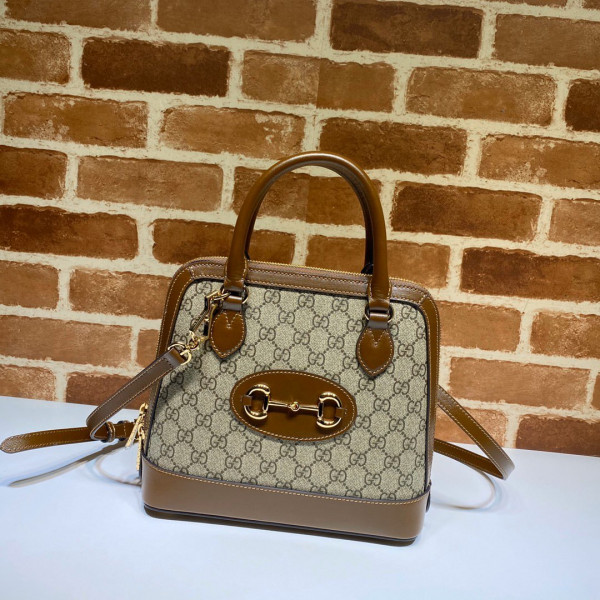 HOT SALE GUCCI 1955 Horsebit small top handle bag